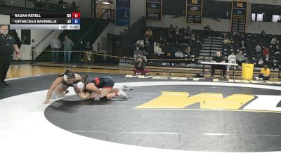 138 lbs 1st Place Match - Ragan Retell, East Stroudsburg University vs Kryssceah Ravenelle, Lehigh
