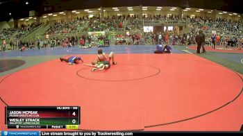 165 lbs Cons. Round 1 - Jason McPeak, Pelbob Wrestling Club vs Wesley Strack, Waldport Leprechauns