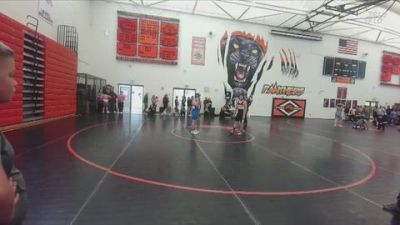 128-137 lbs Round 2 - Linus Killinger, Lovell Middle School vs Jason Torres, Greybull/Riverside MS