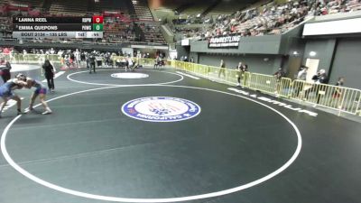 135 lbs Semis - Emma Quepons, Pounders WC vs Lanna Reel, Ramona Dawg Pound Wrestling Club