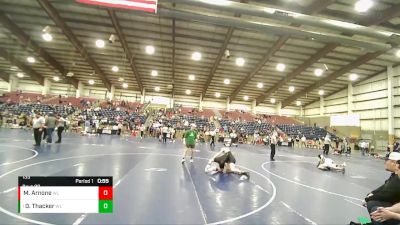 135 lbs Champ. Round 1 - Dillan Thacker, Wasatch Wrestling Club vs Mason Arnone, Riverton Wolf Pack Wrestling