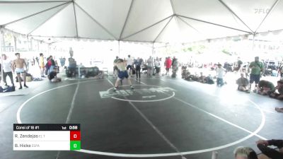 190 lbs Consi Of 16 #1 - Ryan Zendejas, El Toro vs Blake Hicks, Espana Wrestling