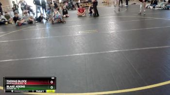 90 lbs Round 4 (6 Team) - Blake Adkins, Dundee WC vs Thomas Block, Ninja Killer Black