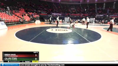 2A 113 lbs Champ. Round 1 - Drew Davis, Chatham (Glenwood) vs Calvin Stahl, Chicago (St. Patrick)