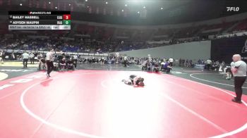 4A/3A/2A/1A Girls 145 Cons. Semi - Adysen Maupin, Vale Girls vs Bailey Hasbell, Elgin Girls