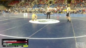 155 lbs Quarterfinal - Emily Novak, Grand Forks vs Jasmine Schaeffer, Fargo