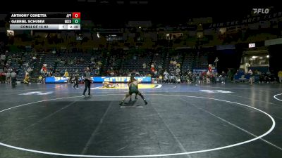 157 lbs Consi Of 16 #2 - Anthony Conetta, Appalachian State vs Gabriel Schumm, North Dakota State