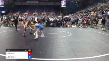 94 lbs Rnd Of 32 - Justin Harbin, Alabama vs Jose Cordero, Tennessee