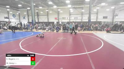 49 lbs Round Of 16 - Easton Rogers, Umpqua Wrestling Club vs Mason Hong, All-Phase WC