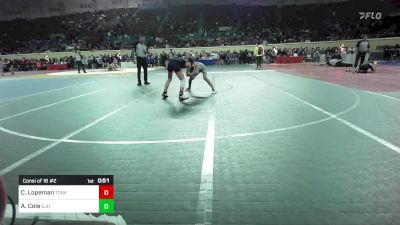 96 lbs Consi Of 16 #2 - Carter Lopeman, Tonkawa vs Alex Cole, Sapulpa Junior High