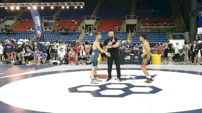 120 lbs Cons. Rd Of 64 - Zack Samano, California vs Jackson Robbins, Indiana