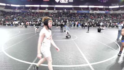 85 lbs Round Of 16 - Trenton Bender, Warsaw Wildcat Wrestling vs Luke Hoefling, Legends Of Gold