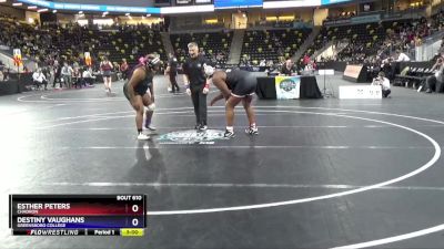 207 lbs 7th Place Match - Destiny Vaughans, Greensboro College vs Esther Peters, Chadron