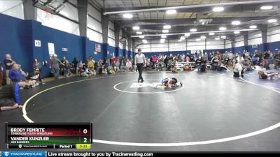 46-47 lbs Round 2 - Vander Kunzler, 208 Badgers vs Brody Femrite, Timberline Youth Wrestling