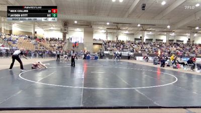 AA 138 lbs Cons. Round 2 - Nick Collins, Rossview High School vs Jayden Stitt, Nolensville High School