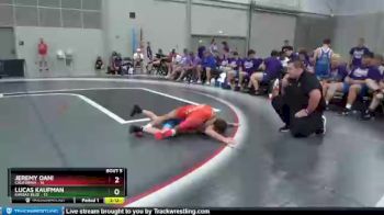 113 lbs Semis & 1st Wrestleback (8 Team) - Jeremy Oani, California vs Lucas Kaufman, Kansas Blue