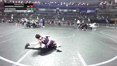 91 lbs Final - Alexander Spagnuolo, Jersey 74 vs Jake Stevens, Olympic