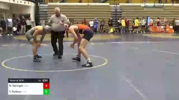 174 lbs Consi Of 16 #1 - Nolan Springer, Bucknell vs Tucker Nadeau, West Virginia