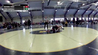 165 lbs Champ. Round 2 - Drew Mardula, UPJ Unattached vs Maxwell Kirby, Edinboro