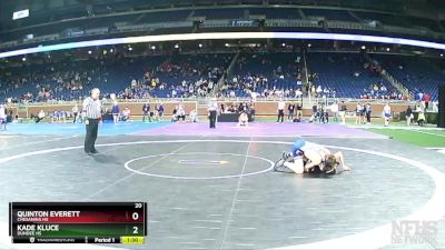 D3-126 lbs Semifinal - Quinton Everett, Chesaning HS vs Kade Kluce, Dundee HS