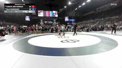 110 lbs Cons. Sub-rd Of 32 - Carlye Ana Boenau, NY vs Ella Kavanagh, NV