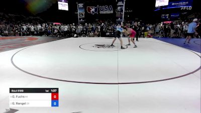 132 lbs Cons 8 #2 - Grayson Fuchs, MI vs Gavin Rangel, OR