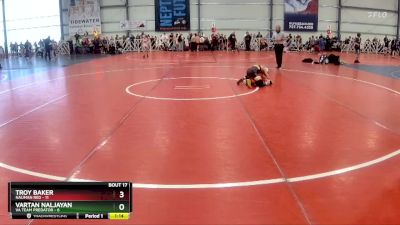 84 lbs Rd# 8- 12:30pm Saturday Final Pool - Troy Baker, Nauman Red vs Vartan Naljayan, VA Team Predator