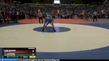 6A - 170 lbs Semifinal - Luke Barker, Dodge City vs Ty Hammers, Gardner Edgerton
