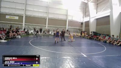 113 lbs Placement Matches (8 Team) - Jordan Bell, Missouri vs Jace Reed, Oklahoma Outlaws Red