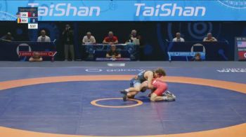 61 kg 1/2 Final - Benjamin Adam Davino, United States vs Gabriel Wyatt Whisenhunt, Romania