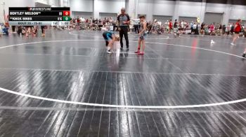 75-80 lbs Round 2 - **Knox Sines, Rockmart Takedown Club vs Bentley Melson**, Backyard Brawlers