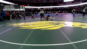 175 lbs Quarterfinal - Preston French, Capital vs Camden Crespi, Meridian