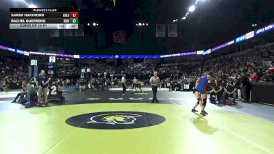 140 lbs Consi Of 16 #1 - Sarah Harthorn, Golden Valley (Bakersfield) (CS) vs Rachel Guerrero, University (LA)