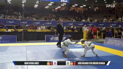 João Ricardo Feio Ribeiro Senaga vs Noah Veras Aires 2026 Pan Kids Jiu-Jitsu IBJJF Championship