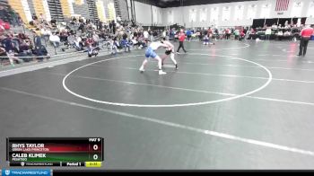 190 lbs Cons. Round 2 - Rhys Taylor, Green Lake/Princeton vs Caleb Klimek, Peshtigo