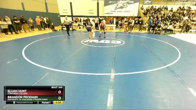 165 lbs Cons. Round 3 - Brandon Peckham, University Of Wisconsin-Stevens Point vs Elijah Hunt, Concordia College