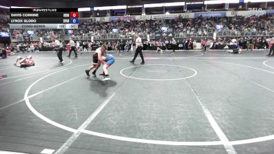 110 lbs Consolation - Davis Cornine, Sedalia Youth Wrestling Club vs Lynox Glodo, Sparta Junior Bulldogs