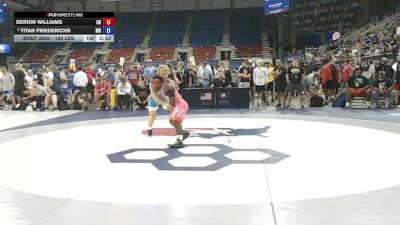 126 lbs Quarters - Derion Williams, Ohio vs Titan Friederichs, Minnesota