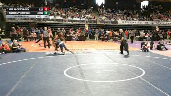 6A 144 lbs Quarterfinal - Jair Jackson-Bey, Allen vs Anthony Simpson, Arlington Lamar
