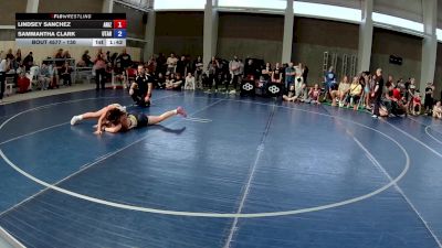130 lbs Cons. Round 1 - Lindsey Sanchez, Arizona vs Sammantha Clark, Utah