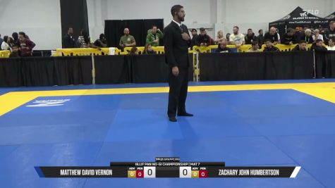 Zachary John Humbertson vs Matthew David Vernon 2026 Pan IBJJF Jiu-Jitsu No-Gi Championship