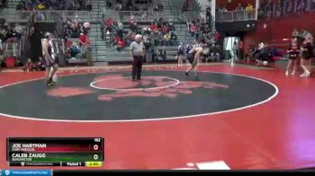 182 lbs Cons. Semi - Caleb Zaugg, Burlington vs Joe Hartman, Fort Madison