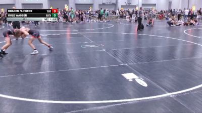 101 lbs Round 1 (4 Team) - Kole Wasser, Mat Assassins White vs Braden Flowers, The Factory