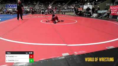 73 lbs Consi Of 8 #2 - Bruce Fowler, Team Mahindra vs Jhorel Castillo, Monster Garage