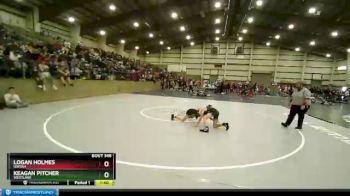 106 lbs Quarterfinal - Logan Holmes, Uintah vs Keagan Pitcher, Westlake