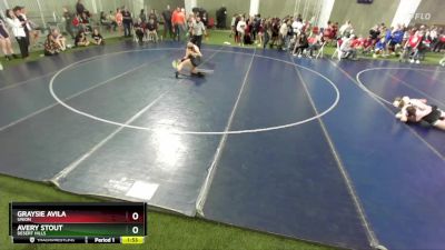 115 lbs Cons. Round 1 - Avery Stout, Desert Hills vs Graysie Avila, Union