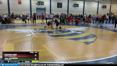 197 lbs Round 3 - Max Ramberg, Augustana vs Nathan Fury, Saint Cloud State