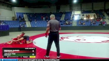 165 lbs Cons. Round 2 - Lincoln Fink, Sioux Falls vs Brendan Barnes, Minot State (N.D.)