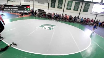 104-112 lbs Cons. Round 2 - Joel McClelland, QJHS vs Jackson McGivney, Gulf Coast Wrestling Club