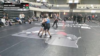 189 lbs Round 5 (6 Team) - Brady Melcher, Plainview-Elgin-Millville, MN vs Nicolas Frangoulidis, Wellington, FL